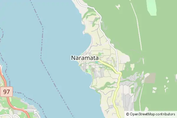 Mapa Naramata