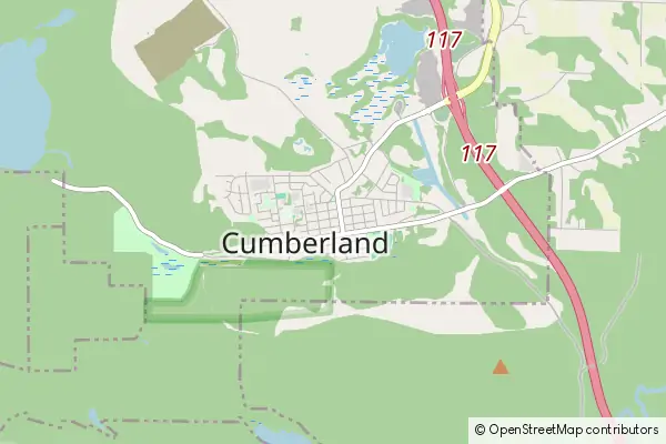 Mapa Cumberland