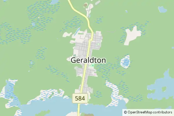 Mapa Geraldton