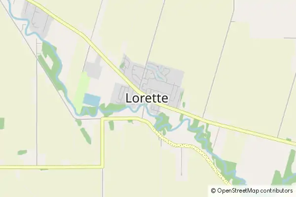 Mapa Lorette