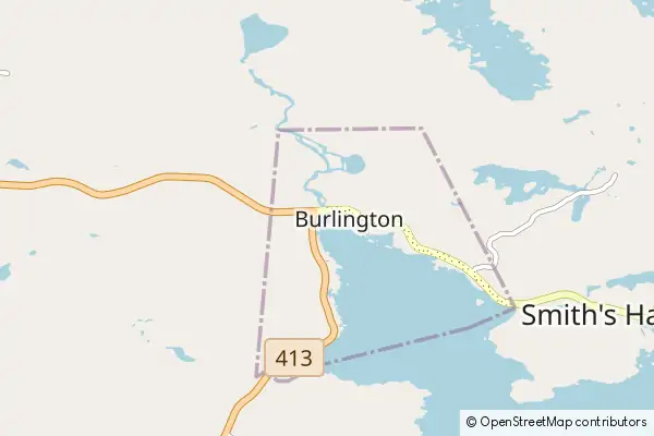 Mapa Burlington