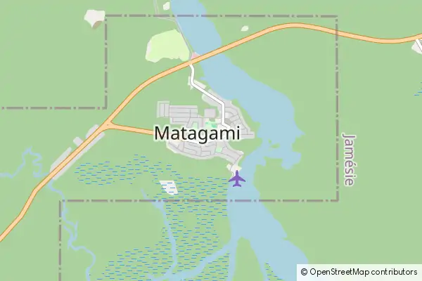 Mapa Matagami