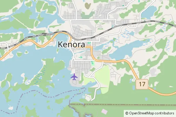 Mapa Kenora