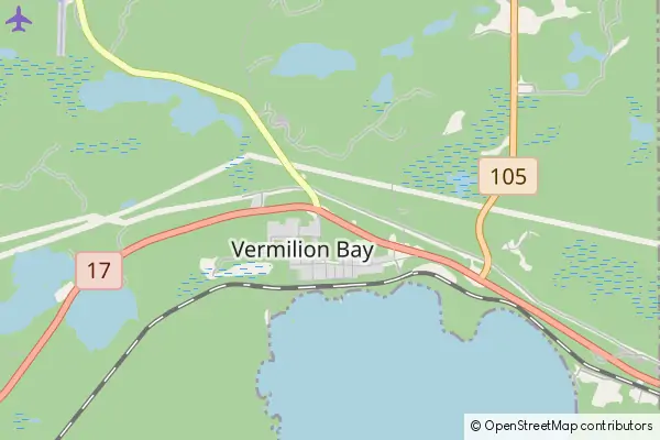 Mapa Vermilion Bay