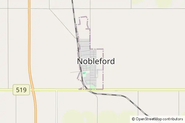 Mapa Nobleford