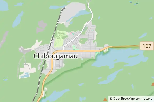 Mapa Chibougamau