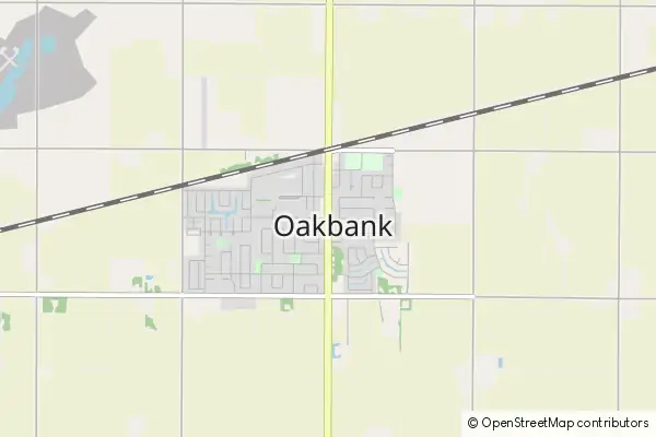 Mapa Oakbank