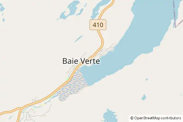 Mapa Baie Verte