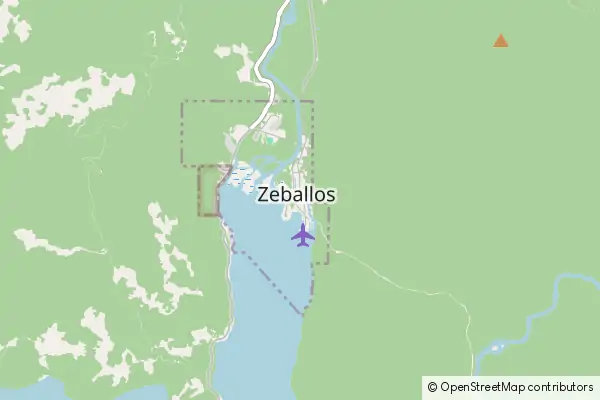 Mapa Zeballos