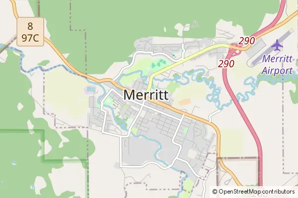 Mapa Merritt