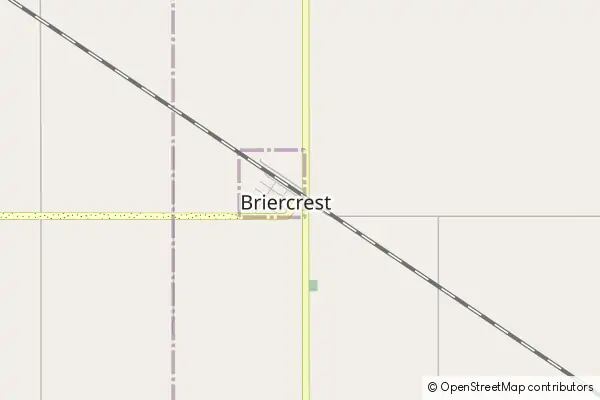 Mapa Briercrest