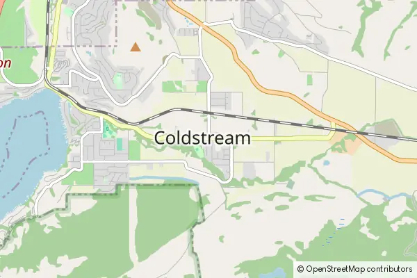 Mapa Coldstream