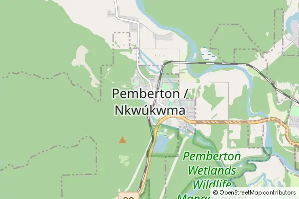 Mapa Pemberton