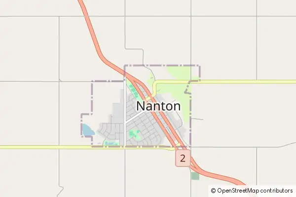 Mapa Nanton