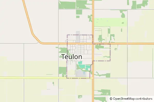 Mapa Teulon