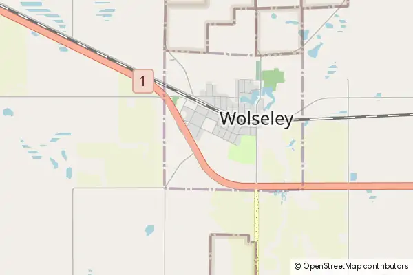 Mapa Wolseley