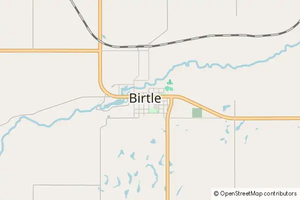 Mapa Birtle