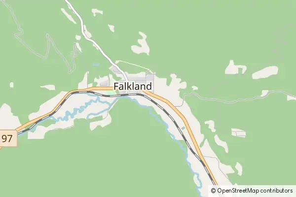 Mapa Falkland