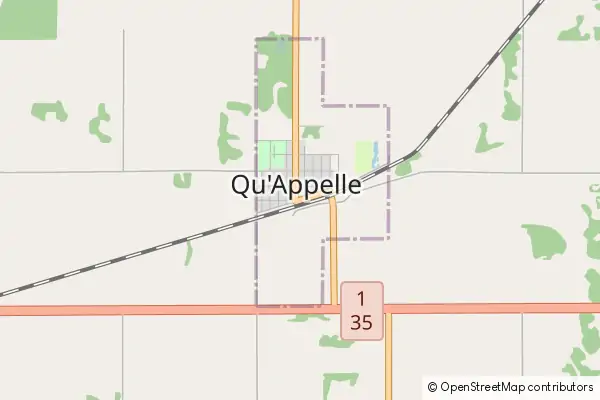 Mapa Qu’Appelle