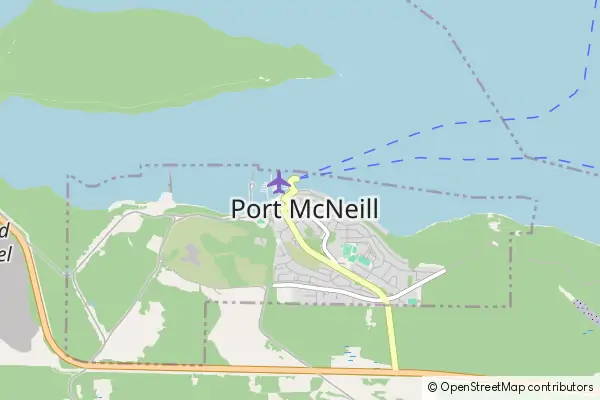 Mapa Port McNeill