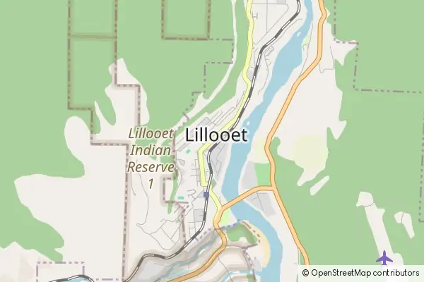 Mapa Lillooet