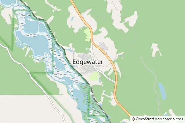 Mapa Edgewater