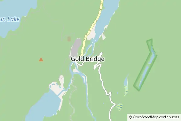 Mapa Gold Bridge