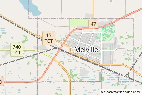 Mapa Melville