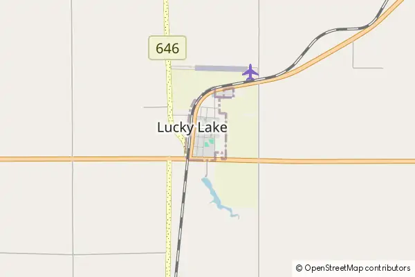 Mapa Lucky Lake