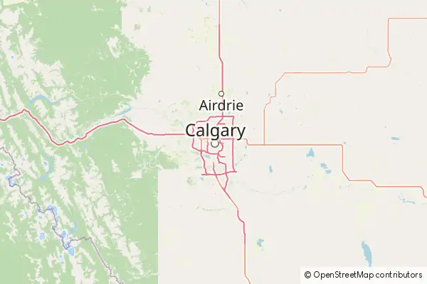 Mapa Calgary