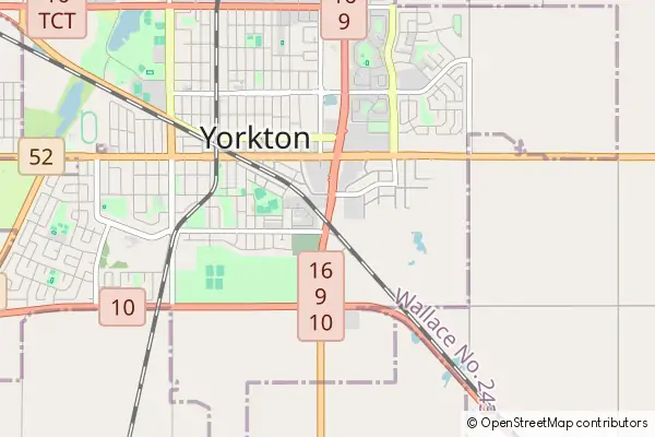 Mapa Yorkton