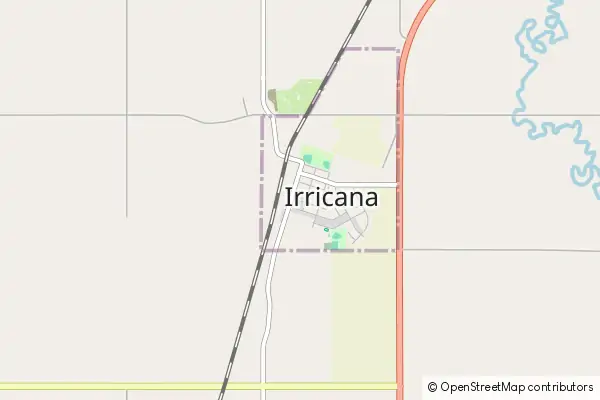 Mapa Irricana