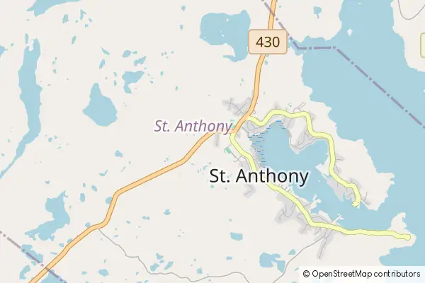 Mapa St. Anthony