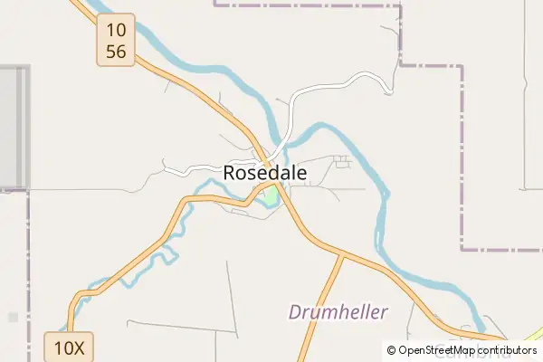 Mapa Rosedale