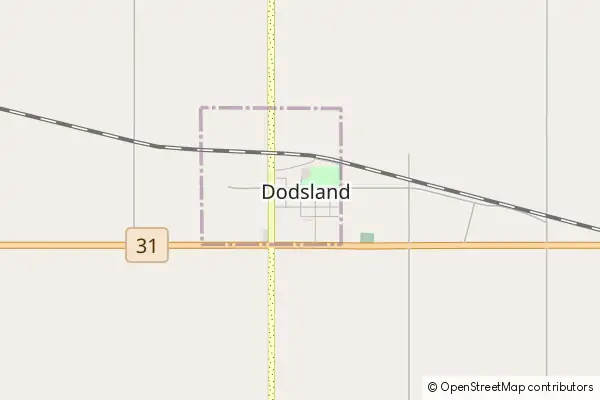 Mapa Dodsland