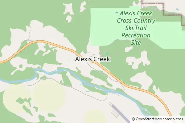 Mapa Alexis Creek