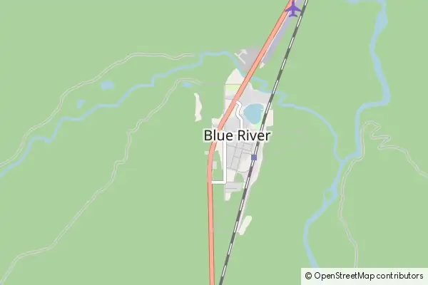 Mapa Blue River