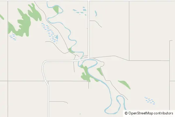 Mapa Markerville