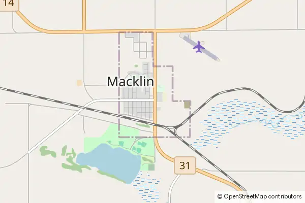 Mapa Macklin