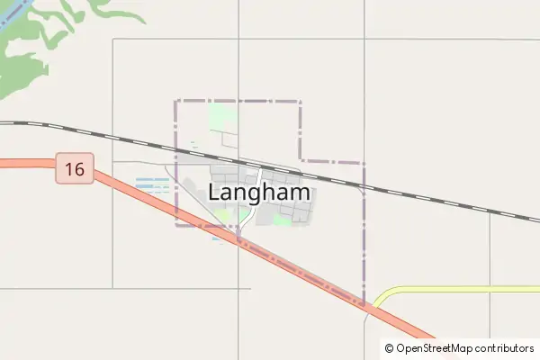 Mapa Langham