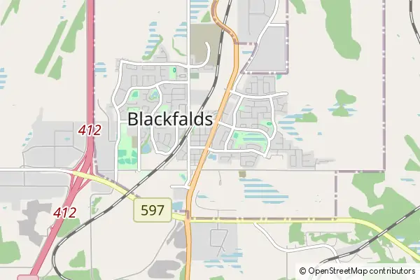 Mapa Blackfalds