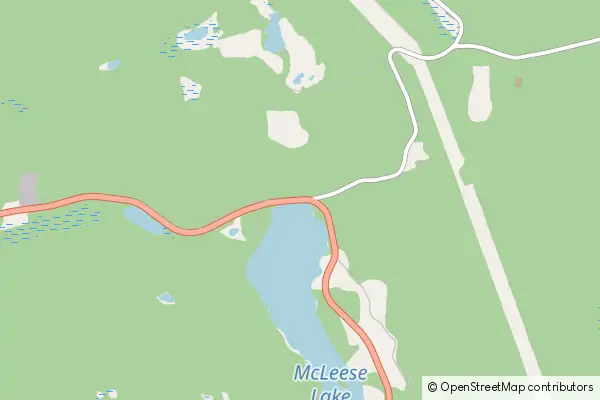 Mapa McLeese Lake