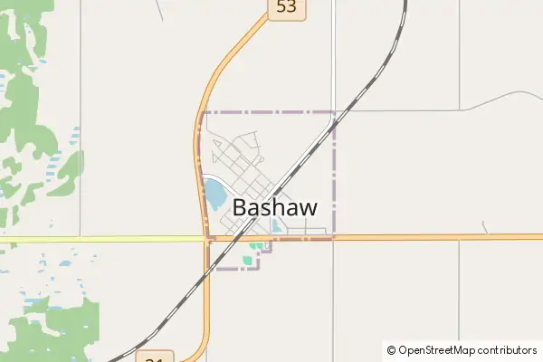 Mapa Bashaw