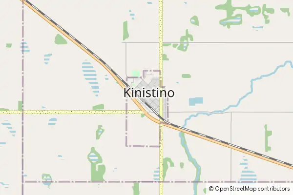 Mapa Kinistino