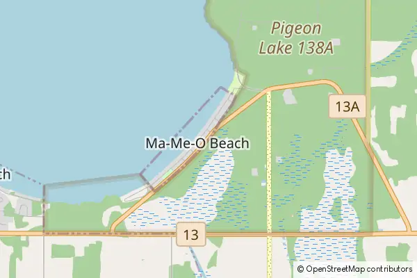 Mapa Ma-Me-O Beach