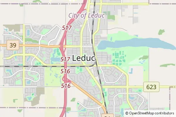 Mapa Leduc