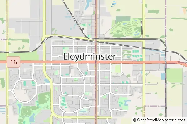 Mapa Lloydminster