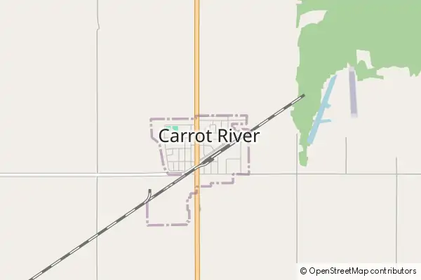 Mapa Carrot River