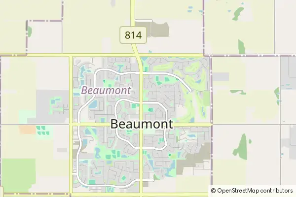 Mapa Beaumont