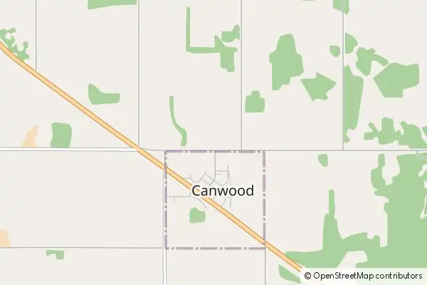 Mapa Canwood